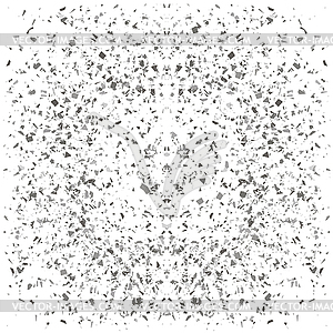 Particles Background. Gray Confetti - vector clip art