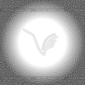 White Labyrinth. Kids Maze - vector image