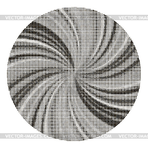 Dots. Круг Полутона текстуры - векторизованный клипарт