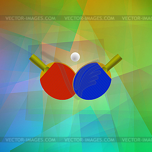 Realistic Tennis Icon - color vector clipart