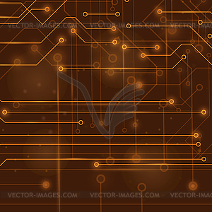 Modern Computer Technology Background - vector image