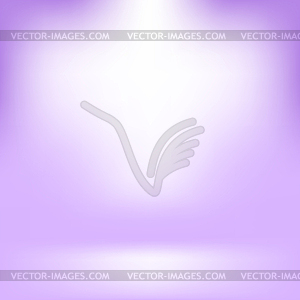 Empty Studio. Light Purple Abstract Background - vector clip art