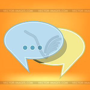 Speech Bubbles - royalty-free vector clipart