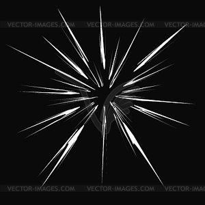 Explode Flash, Cartoon Explosion - vector clipart / vector image