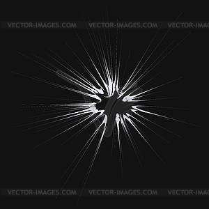 Cartoon Explosion, Star Burst - vector image