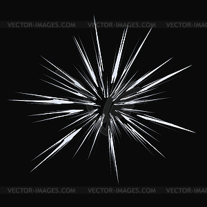 Explode Flash, Cartoon Explosion - vector clipart