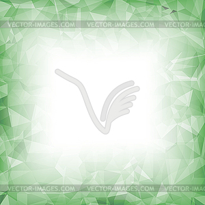 Green Polygonal Background - vector clip art