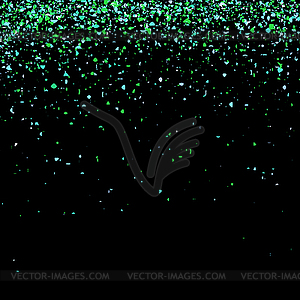 Green Confetti - vector clipart