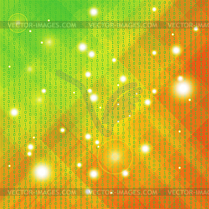 Binary Code Background - stock vector clipart
