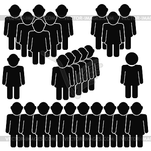 People Talking Icon - vector image