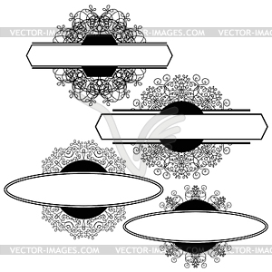 Set of Different Flourishes - vector clipart