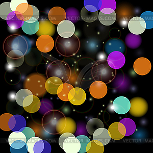 Colorful Blurred Light Background - vector clipart