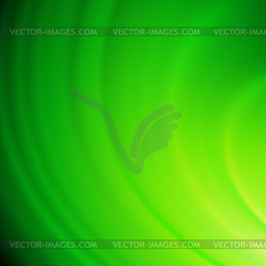Abstract Green Wave Background - vector clipart