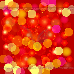 Colorful Blurred Light Background - vector image