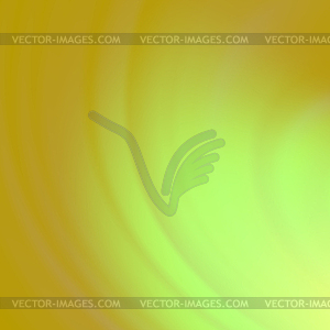 Abstract Green Orange Wave Background - vector image