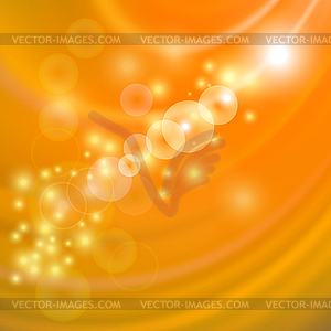 Abstract Light Orange Wave Background - vector clipart