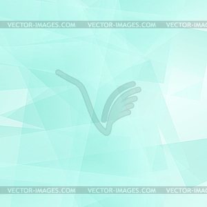 Abstract Green Polygonal Background - vector image