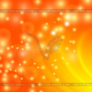Abstract Light Orange Wave Background - vector image