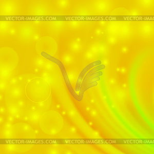 Abstract Light Yellow Wave Background - vector clipart