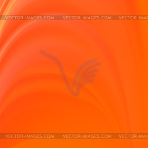 Abstract Orange Wave Background - vector image