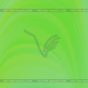 Abstract Green Wave Background - vector image