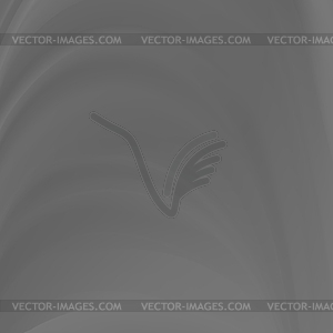 Abstract Grey Wave Background - vector image