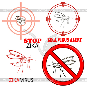 Zika Virus Sign - vector image