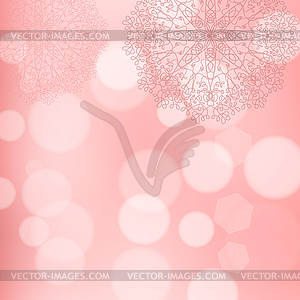 Circle Lace Ornament - vector clipart