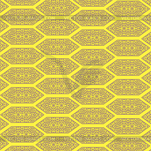 Texture on Yellow. Element for Design - vector image