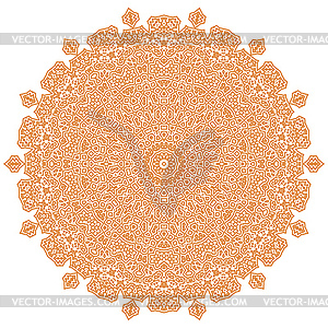 Orange Mandala - vector clipart