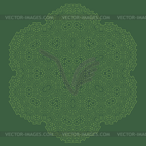 Mandala . Round Ornament - vector clipart