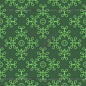 Seamless Texture on Green Background - vector clip art