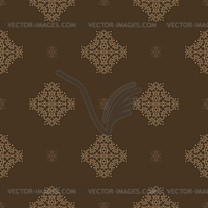 Seamless Texture on Brown. Element for Design - vector clip art