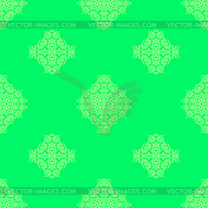 Seamless Texture on Green. Element for Design - vector clip art