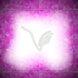 Pink Background with Geometric Triangles - vector clipart
