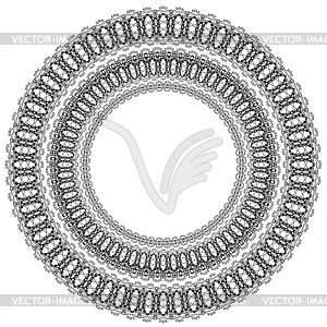 Circle Geometric Ornament - vector image