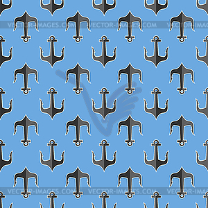 Anchor Seamless Pattern - vector image