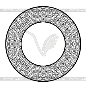 Circle Geometric Ornament - vector image