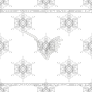 Seamless Pattern. Rosettes - vector image