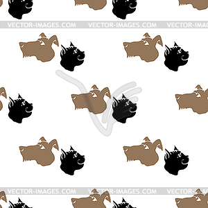 Dog Cat Seamless Animal Pattern - vector clipart