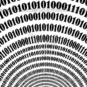 Binary Code Background - vector clip art