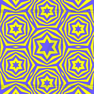 Geometric David Star Background - vector image