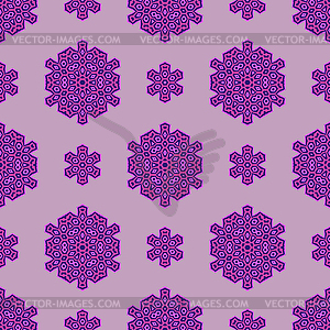 Creative Ornamental Seamless Pink Pattern - vector image