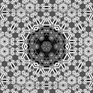 Creative Ornamental Grey Pattern - vector EPS clipart