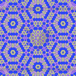 Creative Ornamental Blue Pattern - vector clip art