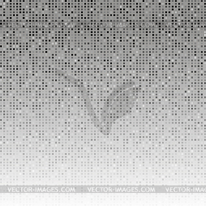 Abstract Grey Creative Pixel Technology Background - vector clip art