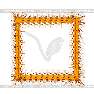 Decorative Yellow Frame - vector image