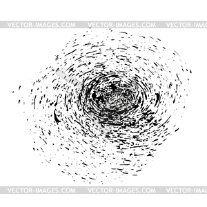 Grunge Ink Background. Textured Black Splatters - vector clipart / vector image