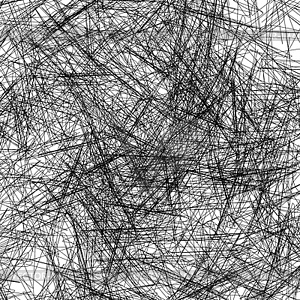 Abstract Grunge Line Pattern. Chaotic Structure - vector clip art