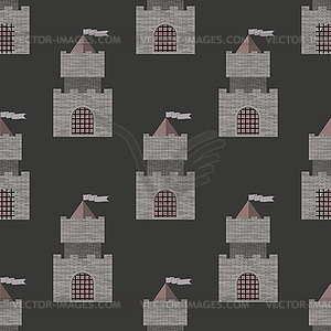 Retro Tower Background - vector clip art